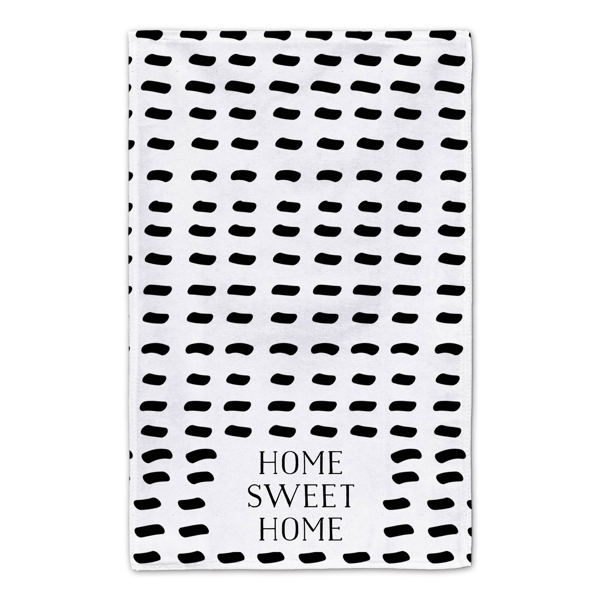 Home Sweet Home Dashes 16" x 25" Tea Towel Set of 2